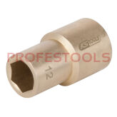 Nieiskrząca nasadka 1/2"  34mm krótka BRONZE  KS TOOLS 963.1230