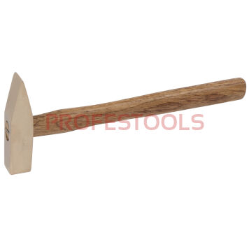 Nieiskrzący młotek ślusarski 500g L= 310mm drewniany trzonek BRONZE  KS TOOLS 963.2010