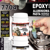 TECHNICQLL Epoksydowa pasta aluminiowa E-020