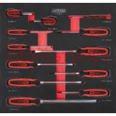 Wkrętaki PH + PZ + płaskie 12szt wkładka 2/3 KS TOOLS 712.0012