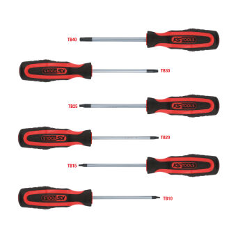 Zestaw wkrętaków 6sz.TORX z otworem T1B10-T40 ERGOTORQUE KS TOOLS 159.0040