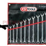 KS TOOLS Zestaw kluczy płasko-oczkowych, ekstra długich 10-19mm