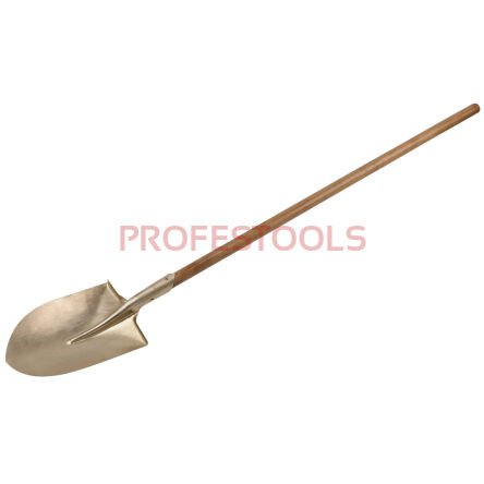 Nieiskrząca łopata szpadel 260x1400 rękojeść prosta BRONZE  KS TOOLS 963.9635