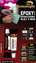 TECHNICQLL Epoksydowy klej 5minut E-362