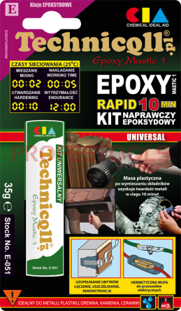 TECHNICQLL Epoksydowy kit uniwersalny E-051