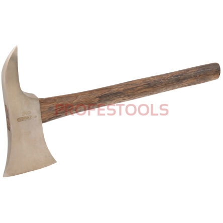 Nieiskrząca siekiera strażacka 800mm drewniany trzonek BRONZE  KS TOOLS 963.9610