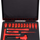 KS TOOLS Izolowany zestaw nasadek 1/2" 16sz. 117.1860