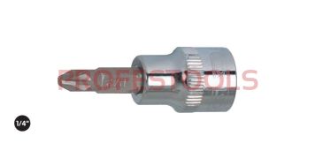 KS TOOLS Nasadka 1/4" z grotem PZ4 CHROME 918.1448