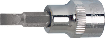 KS TOOLS nasadka 3/8" z grotem płaskim 4mm CHROME 918.3851