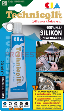 Silikon uniwersalny brązowy 70ml S-010