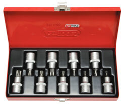 KS TOOLS Zestaw nasadki 1/2" z grotem TORX krótkie T20-T60 9sz. CLASSIC 911.1385	