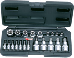 Zestaw nasadek 21szt TORX 1/4"- 1/2" KS TOOLS 911.4307