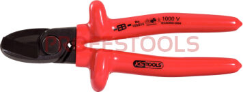 KS TOOLS Izolowane nożyce jednoręczne do kabli miedź i alu Fi 22mm L=215mm CLASSIC 117.1259