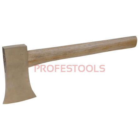 Nieiskrząca siekiera 610mm drewniany trzonek BRONZE  KS TOOLS 963.9607