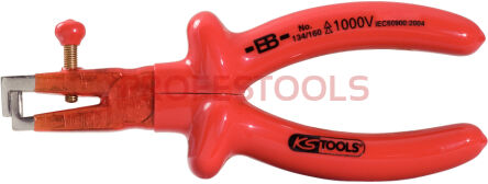 KS TOOLS Szczypce do ściągania izolacji 0.8-6mm² L=160mm izolowane 1000V CLASSIC 117.1713