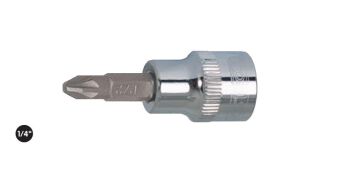 KS TOOLS Nasadka 1/4" z grotem PZ2 CHROME 918.1478