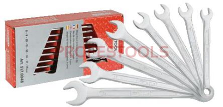 KS TOOLS  Zestaw kluczy płasko-oczko 8-19 517.0052 CLASSIC