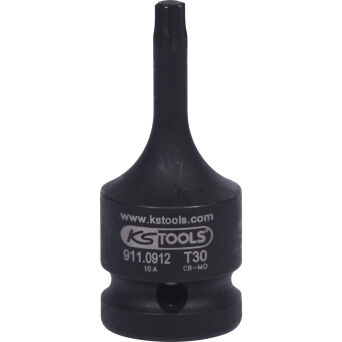 Nasadka udarowa 1/2" z grotem TORX T40 L=57mm krótka TOOLS 911.0913