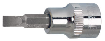 KS TOOLS nasadka 1/4" z grotem płaskim 4mm CHROME 918.1487