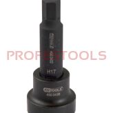 KS TOOLS Nasadka udarowa 3/4" z grotem 6-kt 24mm długa 450.0464