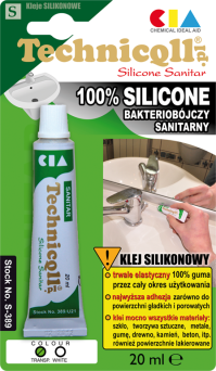 TECHNICQLL Silikon sanitarny S-389