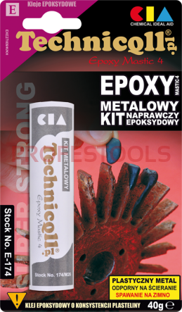 TECHNICQLL Epoksydowy kit metalowy E-174