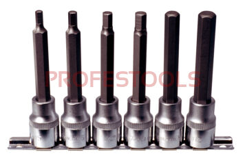 KS TOOLS Nasadki 1/2" z grotem 6-kt długie 5-12mm 6sz. 911.1336