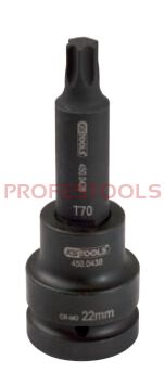 KS TOOLS Nasadka udarowa 3/4" z grotem TORX TX T100 długi 450.0445