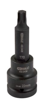 KS TOOLS Nasadka udarowa 3/4" z grotem TORX TX T100 długi 450.0445