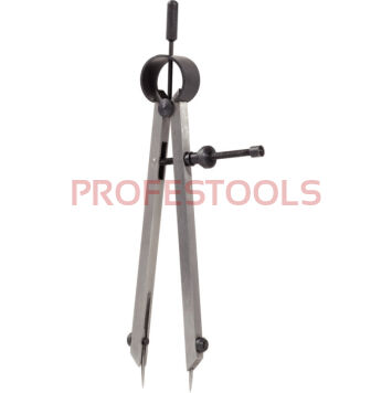 Cyrkiel sprężynowy prosty z wymiennym szpicem A=240mm L=300mm KS TOOLS 300.0432