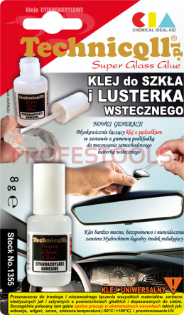 TECHNICQLL Klej do szkła i lusterka wstecznego C-355