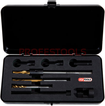 KS TOOLS Zestaw do wykręcania urwanych świec żarowych M10 x 1.0 152.1030