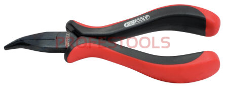 KS TOOLS Szczypce precyzyjne ESD płaskie zagięte L=130mm 500.7022	