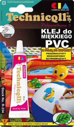 TECHNICQLL Klej do miękkiego PVC R-334