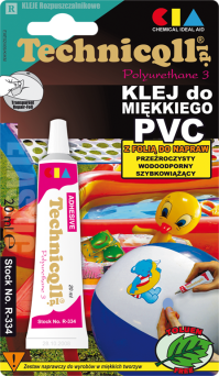 TECHNICQLL Klej do miękkiego PVC R-334