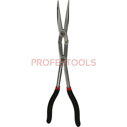 Szczypce szpiczaste wygięte przedłużane L=210mm KS TOOLS 500.7163