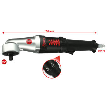 Pneumatyczny kątowy klucz udarowy 1/2" 271Nm L=350mmKS TOOLS 515.1625