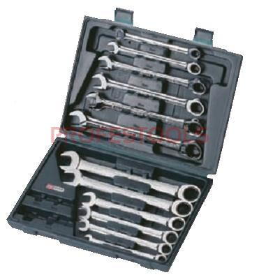 KS TOOLS Zestaw kluczy z grzechotką 8-19 503.4265