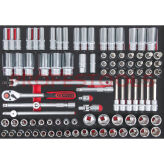 Nasadki  1/2" 95szt wkładka 1/1 KS TOOLS 711.0095