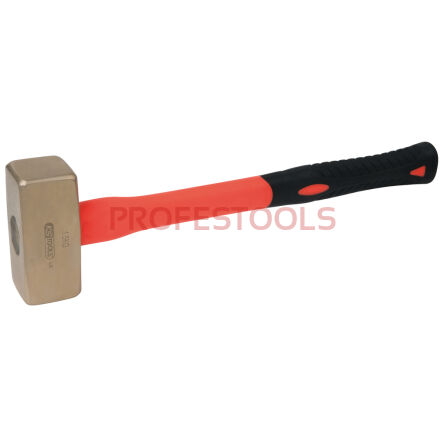 Nieiskrzący młotek dwuobuchowy 2500g L=400mm kompozytowy trzonek BRONZE  KS TOOLS 963.2065