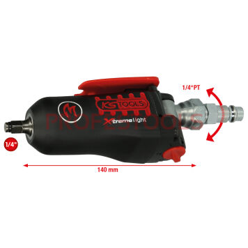 Pneumatyczny wkrętak udarowy 1/4" max 108Nm L=140Nm MONSTER KS TOOLS 515.1470