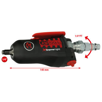 Pneumatyczny wkrętak udarowy 1/4" max 108Nm L=140Nm MONSTER KS TOOLS 515.1470