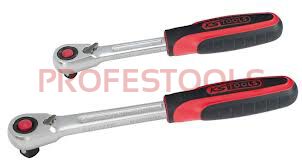 KS TOOLS Zestaw grzechotek 1/4-1/2 SLIM 920.0002