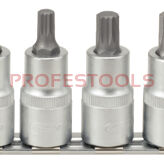 KS TOOLS Zestaw nasadki 1/2" z grotem XZN 12-kt krótkie M5-M14 6sz. CLASSIC 911.1349