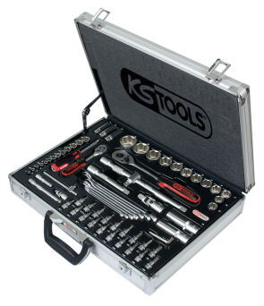 KS TOOLS Zestaw narzędzi 1/4"- 1/2" 70sz. SUPERLOCK 911.0670