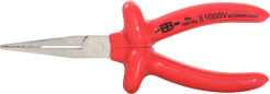 KS TOOLS Szczypce płaskie długie L=160mm izolowane 1000V CLASSIC 117.1299