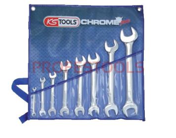 KS TOOLS Zestaw kluczy płaskich 3sz. CHROME