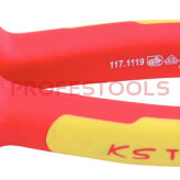 KS TOOLS Szczypce tnące boczne L=156mm izolowane 1000V ERGOTORQUE 117.1119