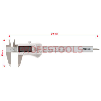 Suwmiarka elektroniczna IP67 150mm dokładność +/- 0.01 KS TOOLS 300.0531