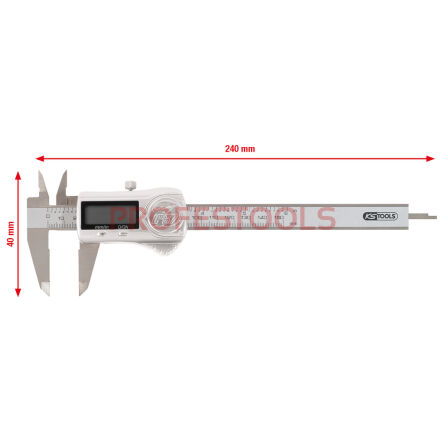 Suwmiarka elektroniczna IP67 150mm dokładność +/- 0.01 KS TOOLS 300.0531